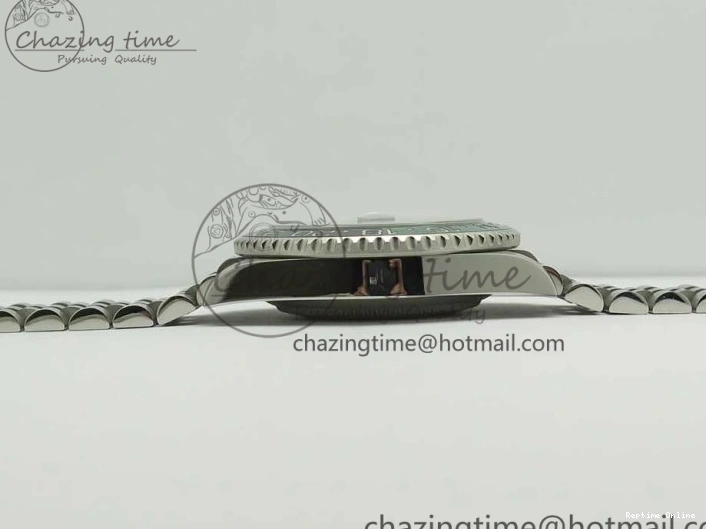 0201 UrbanChic GMT-Master II 126710 BLRO BPF Black Green Ceramic Bezel SS Black Dial on SS Jubilee Bracelet A 3347